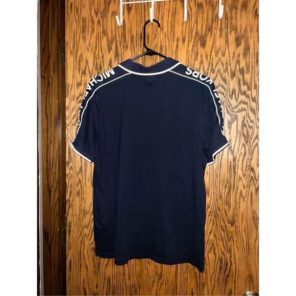 Michael Kors Black Polo Shirt Men’s Size Large - Picture 6 of 7